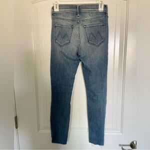 MOTHER denim stunner ankle fray denim size 25